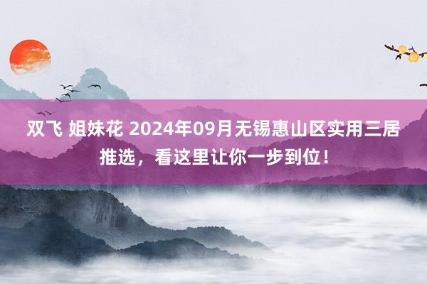 双飞 姐妹花 2024年09月无锡惠山区实用三居推选，看这里让你一步到位！