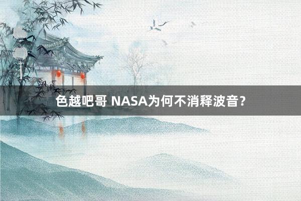 色越吧哥 NASA为何不消释波音？